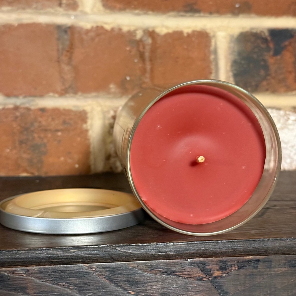 Yankee Candle Apple Pumpkin 12oz Scented Jar Candle Fall Harvest Red Single Wick - Picture 3 of 3